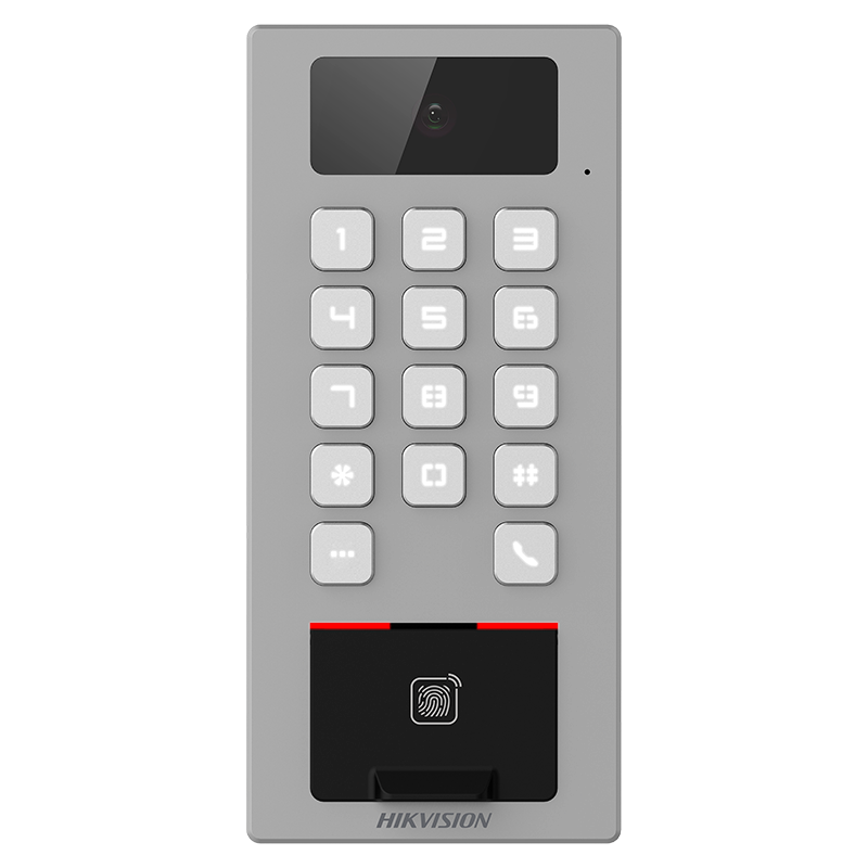 Terminal Vidéo DS-K1T502DBFWX-C – Contrôle d’accès intelligent, Cartes MIFARE & DESFIRE, Caméra IP 2 MP