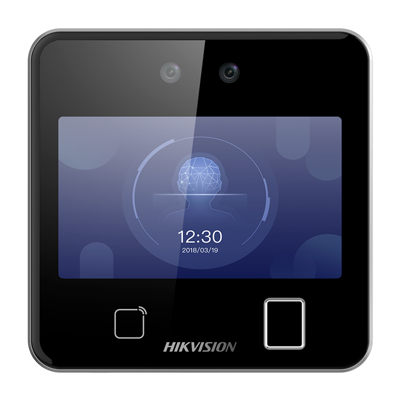 Terminal biométrique DS-K1T642MFW – Reconnaissance faciale AI, Empreinte et Carte