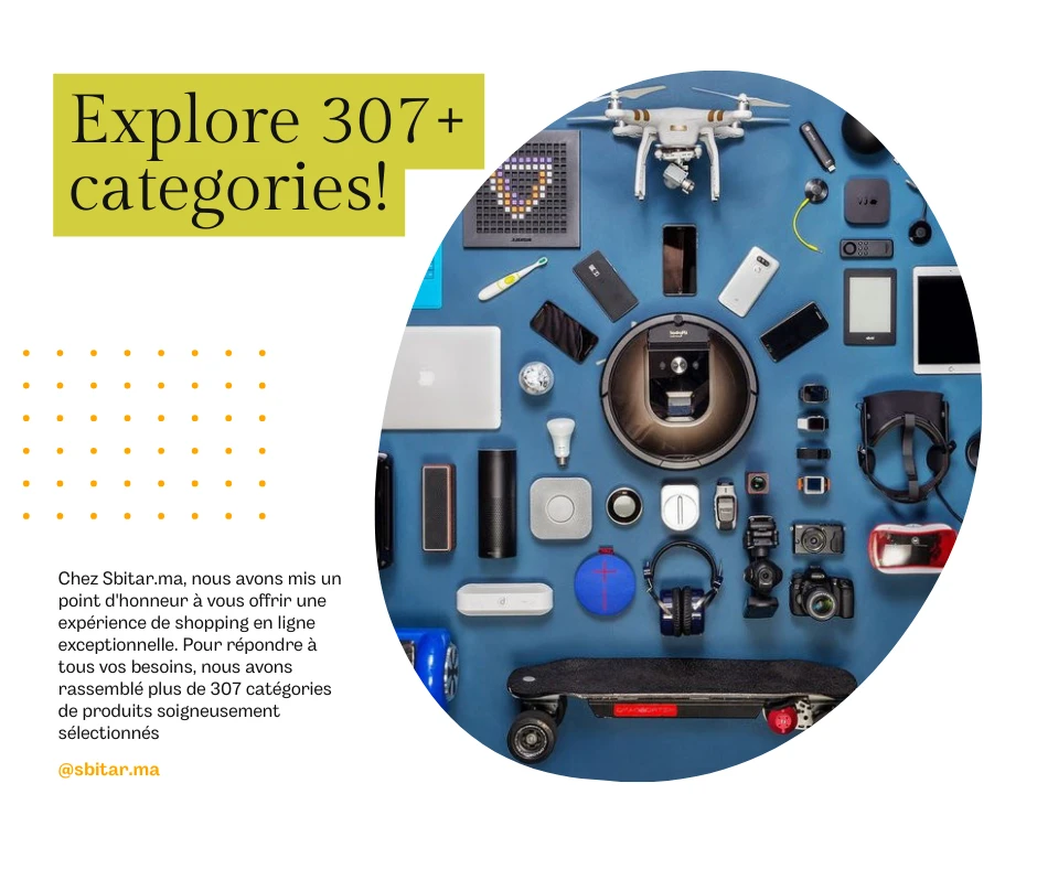 307 Catégories de Produits sur sbitar.ma : Votre Marketplace Complète